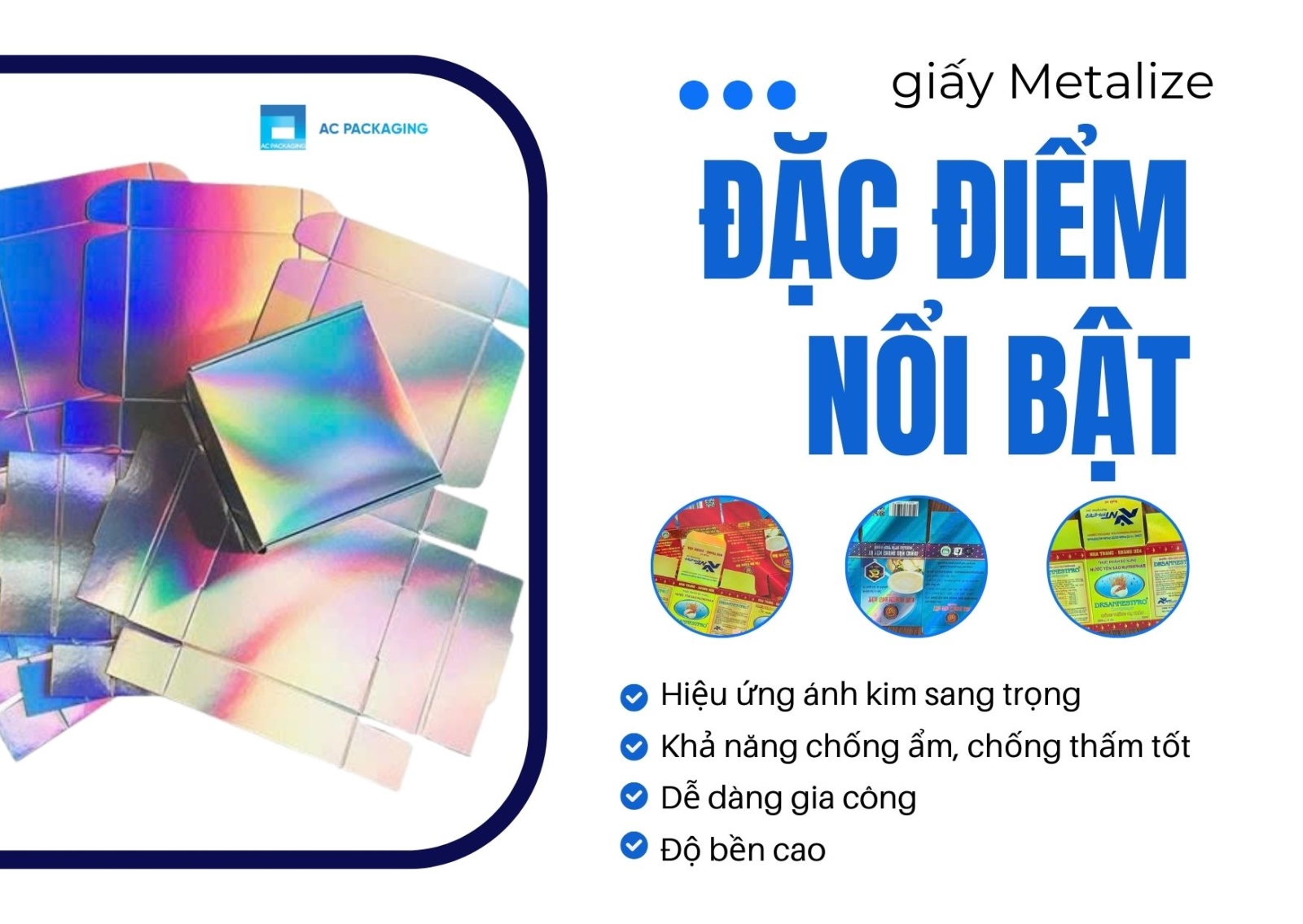 Đặc điểm giấy Metalize
