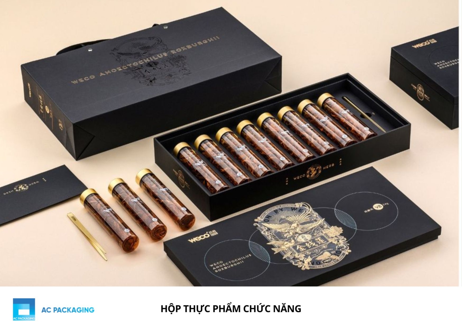 Hộp dược phẩm, thực phẩm chức năng